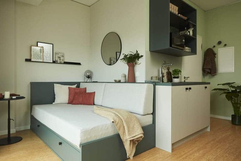 Living area in The Bloom Homes A