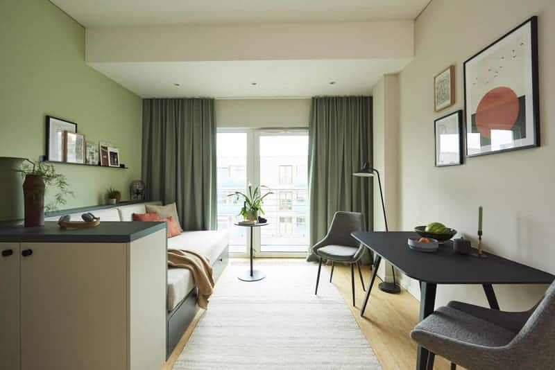 Living area in The Bloom Homes B