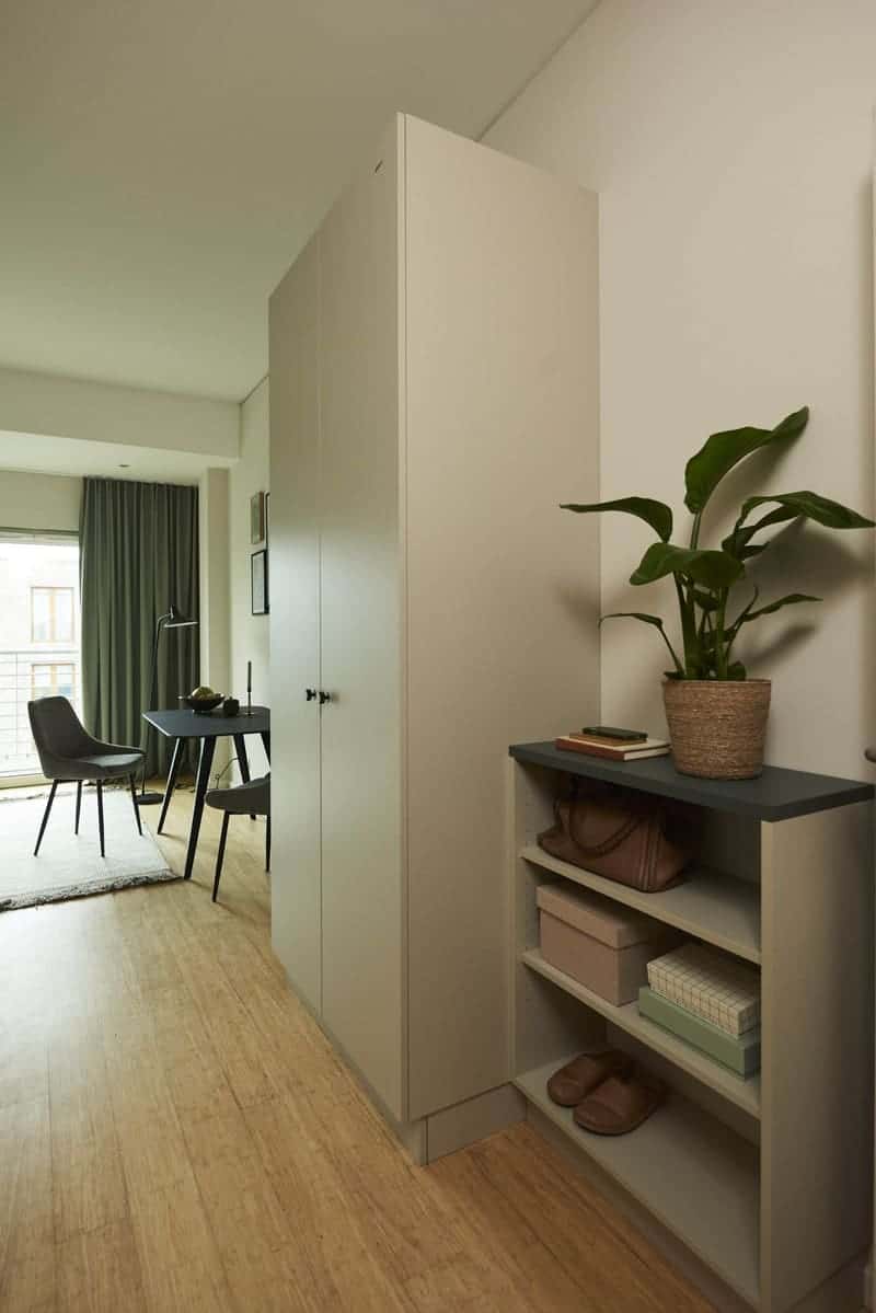 Wardrobe and coat area in The Bloom Homes B