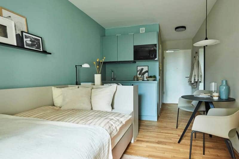 Living area in Eastside A