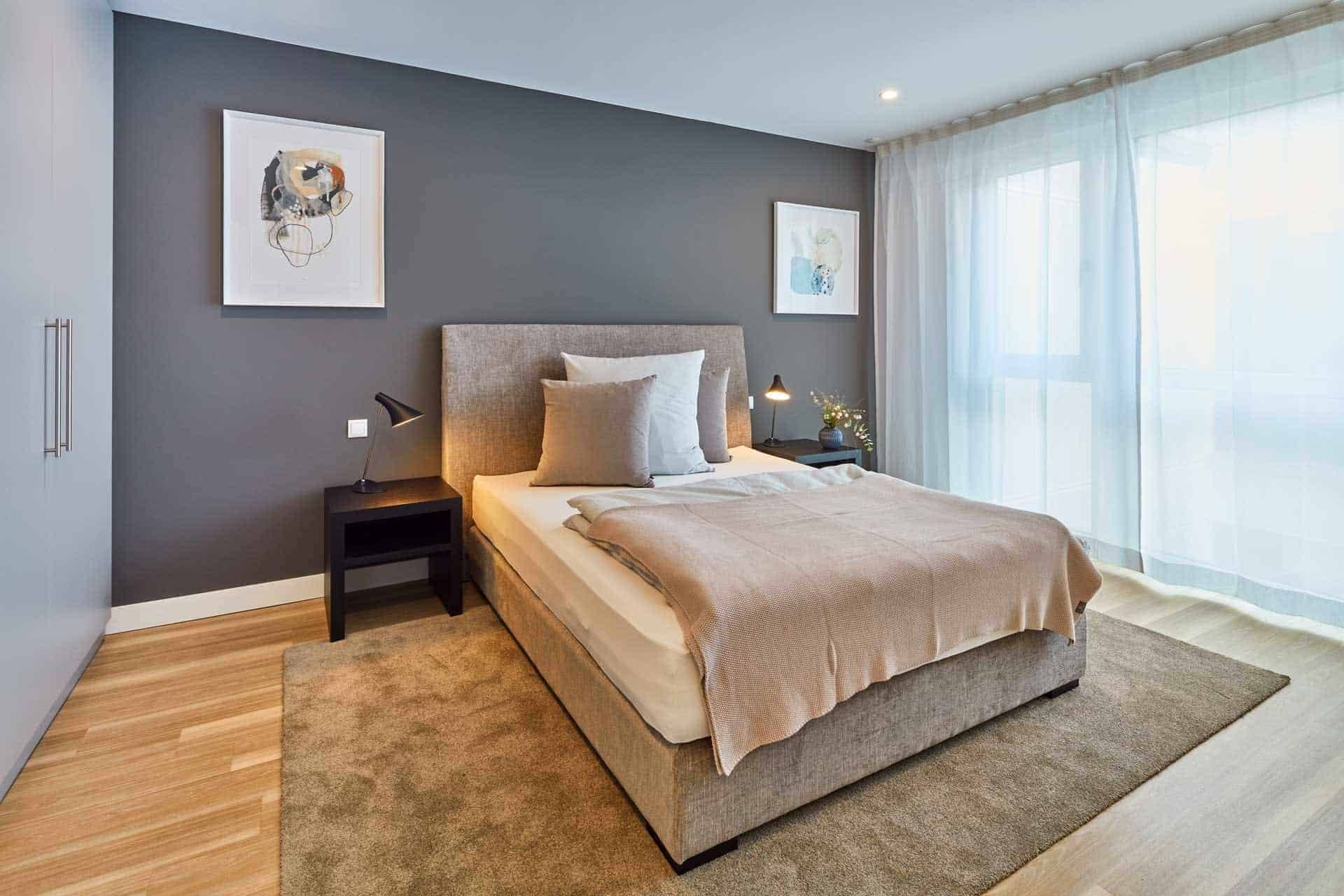 Schlafzimmer im Roomments Business