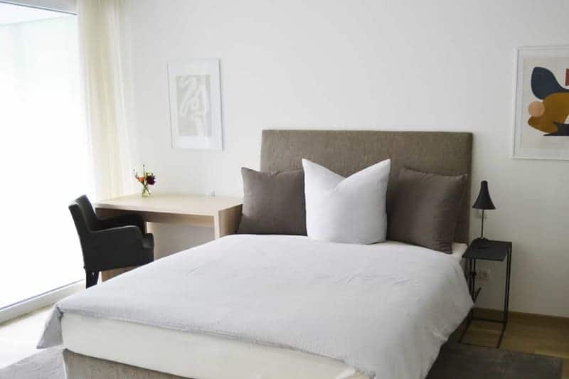 Sleeping area in Roomments Studio