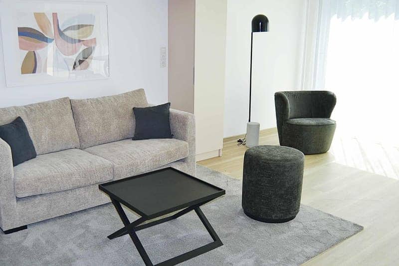 Wohnraum im Roomments Studio