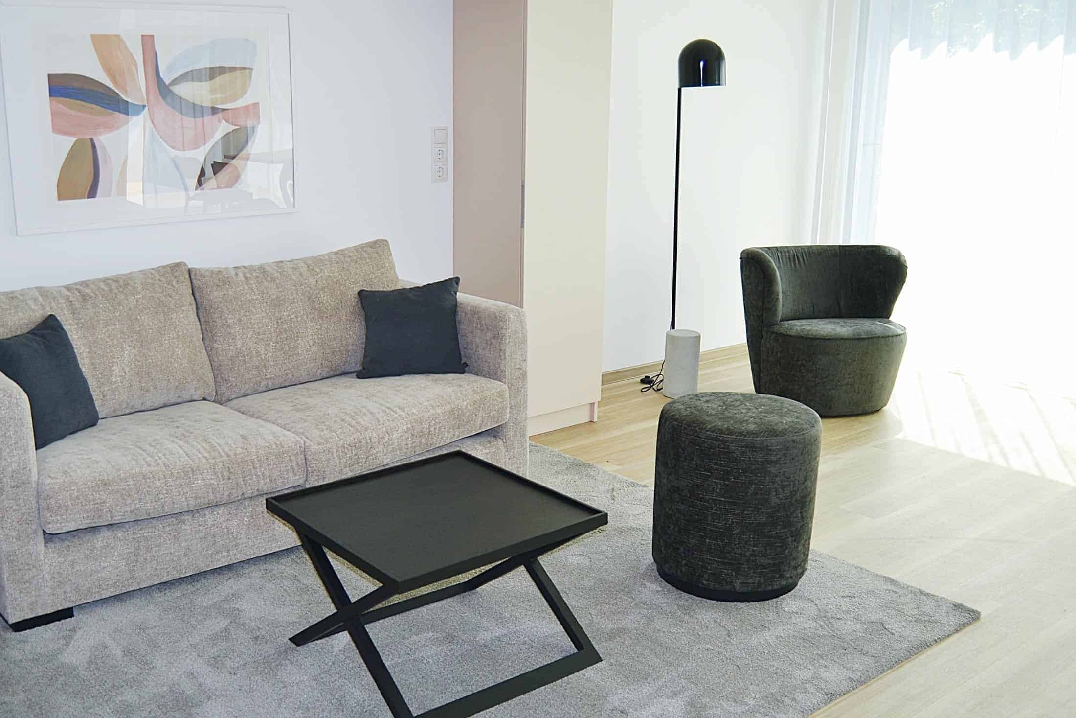 Wohnraum im Roomments Studio